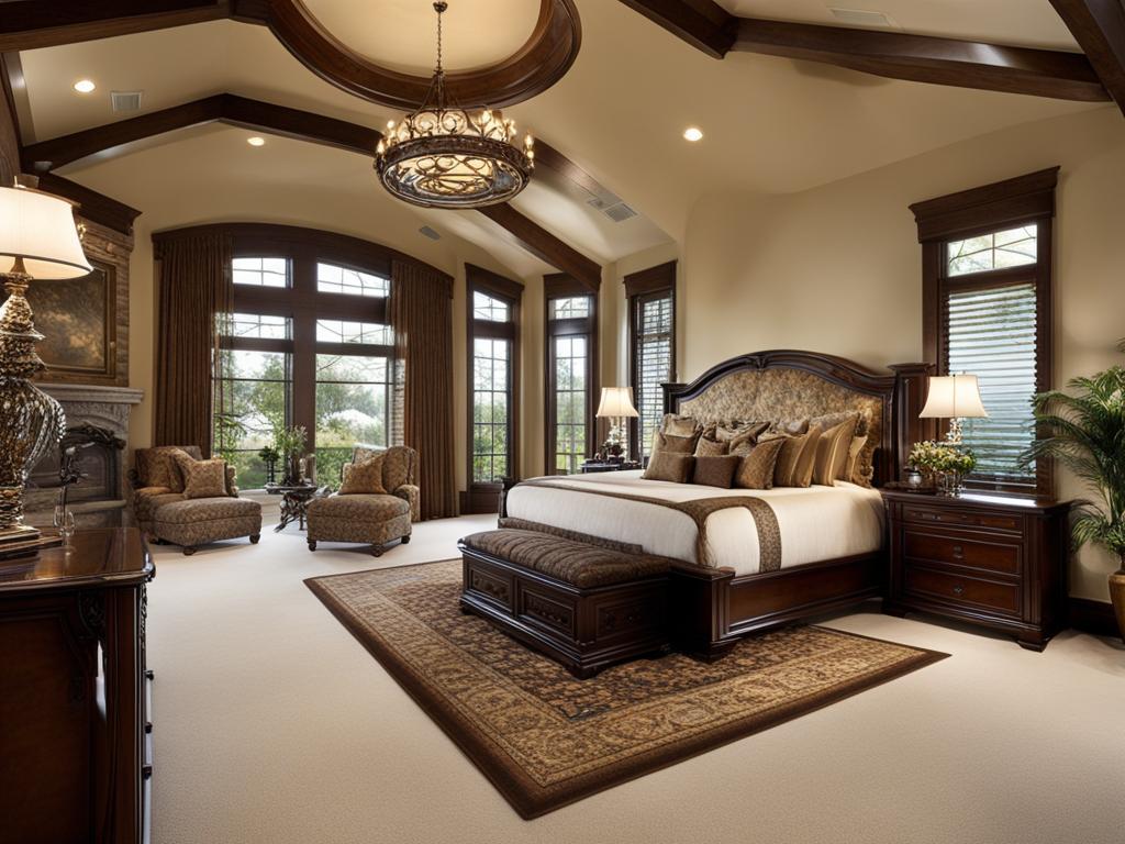 expansive bedroom