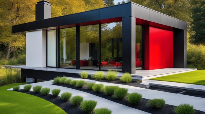 exterior house colors with black windows