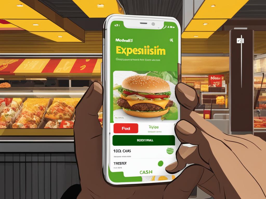 ordering mcdonalds with cash app card