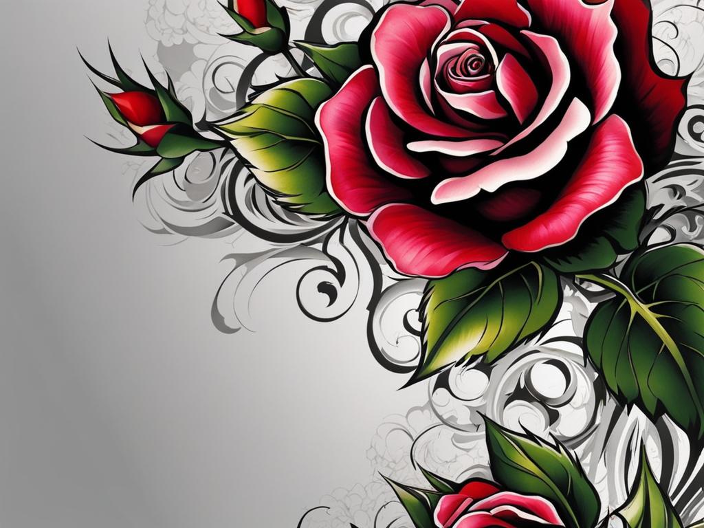 symbolism of rose tattoos