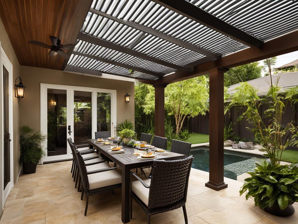 Attached Covered Patio Design