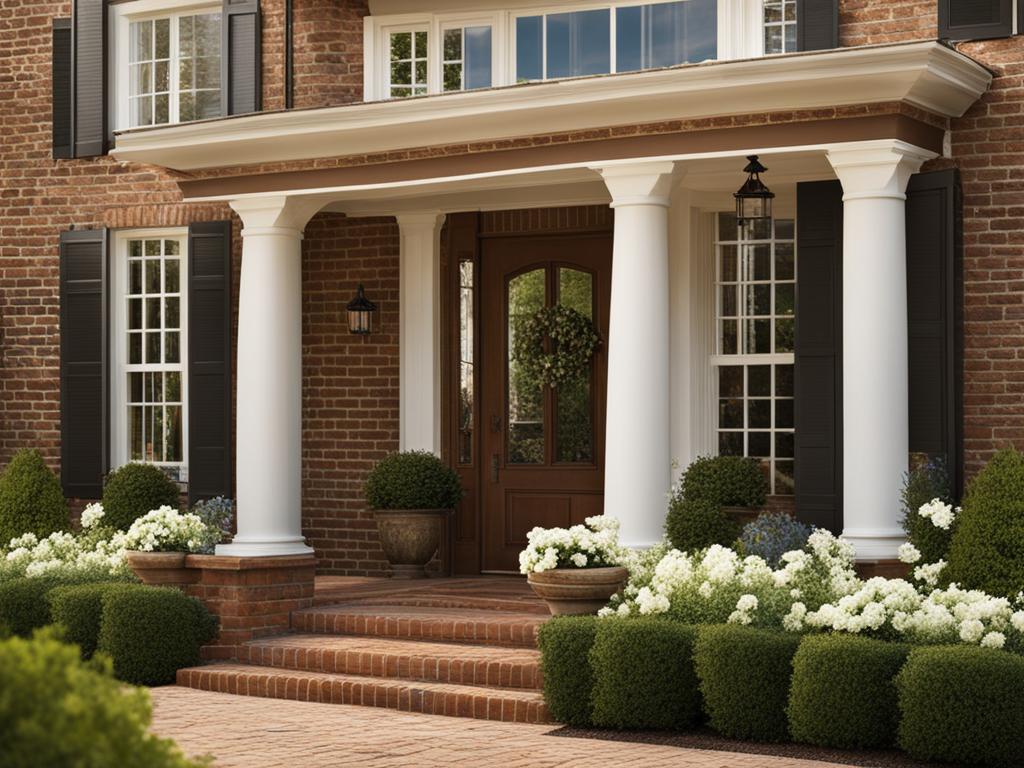 Exterior Color Combinations with Brown Bricks