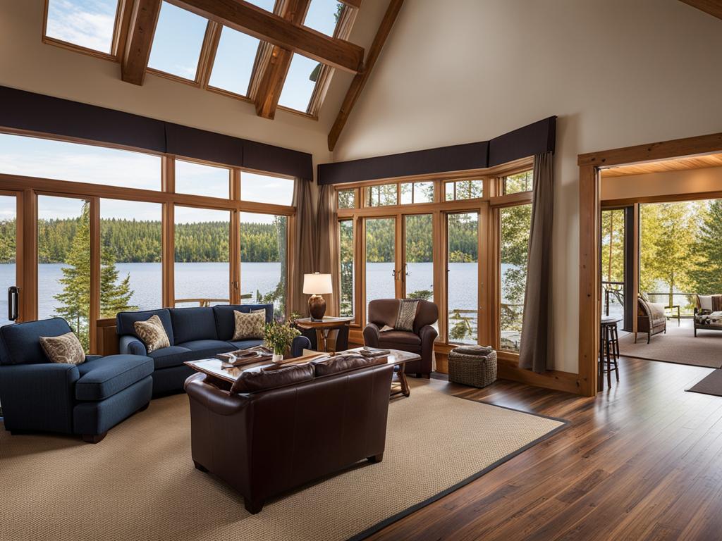 Luxury accommodations at Upper Stoney Lake House