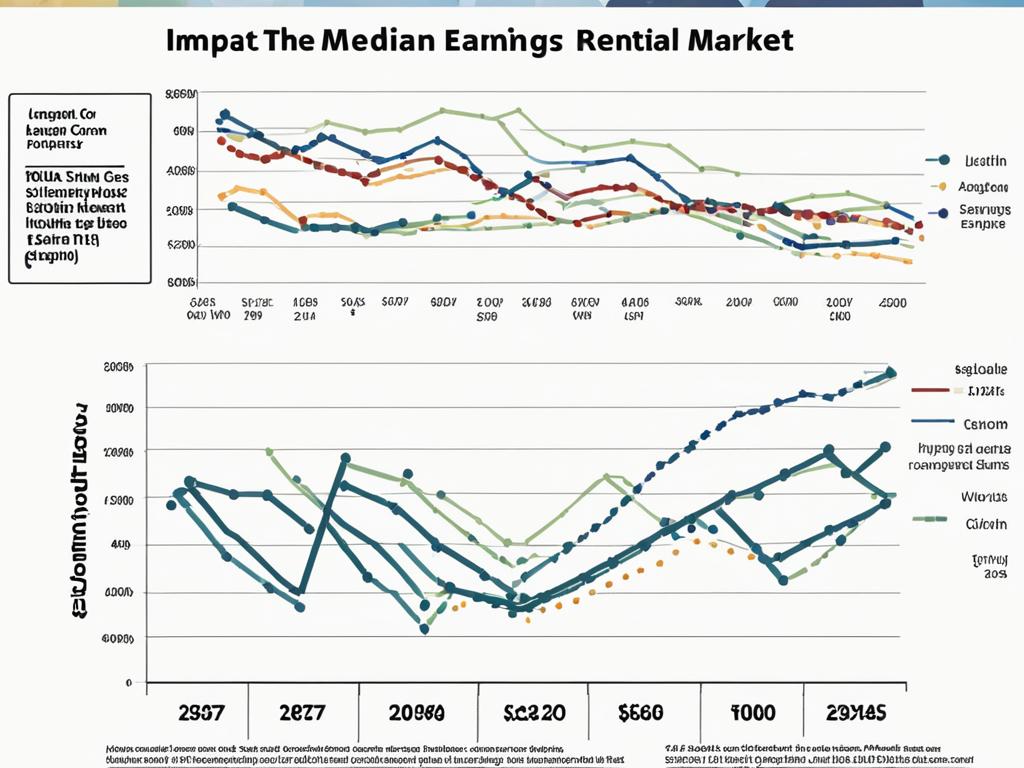 Median Earnings Influence on Middletown Ohio Rental Market
