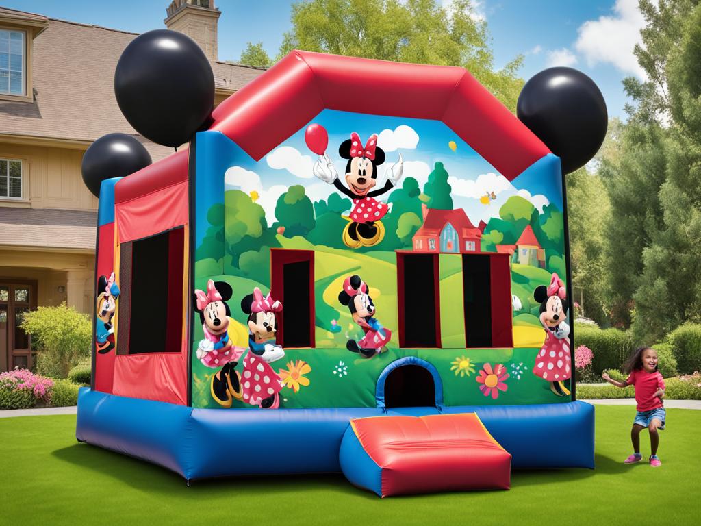 Minnie Mouse bounce house rental