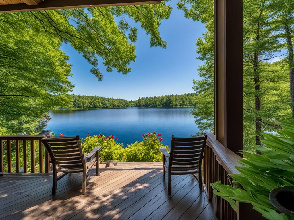 Outdoor Space at Upper Stoney Lake House
