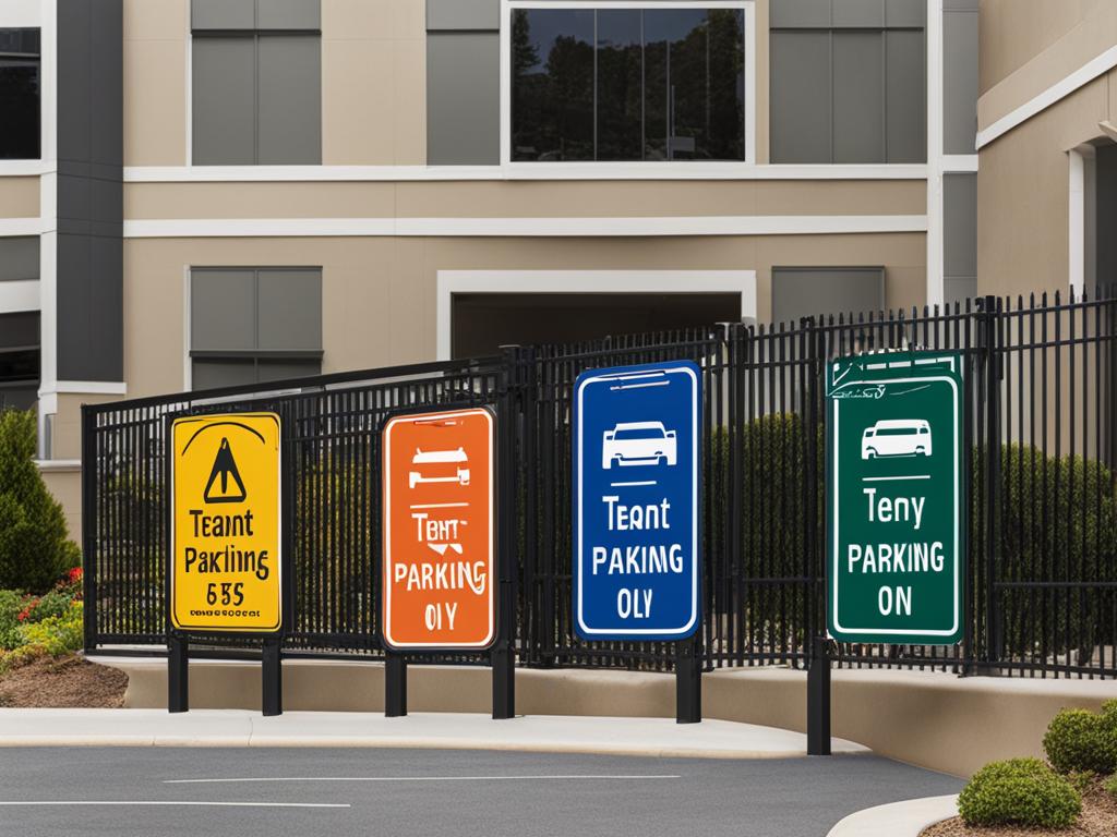 Types of Tenant Parking Signs