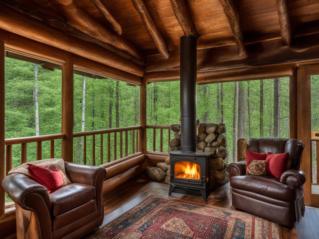 book a cabin in the woods