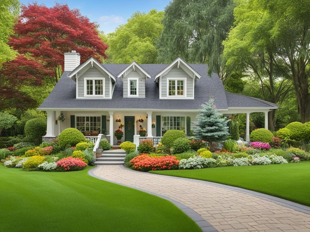 curb appeal and professional landscaping