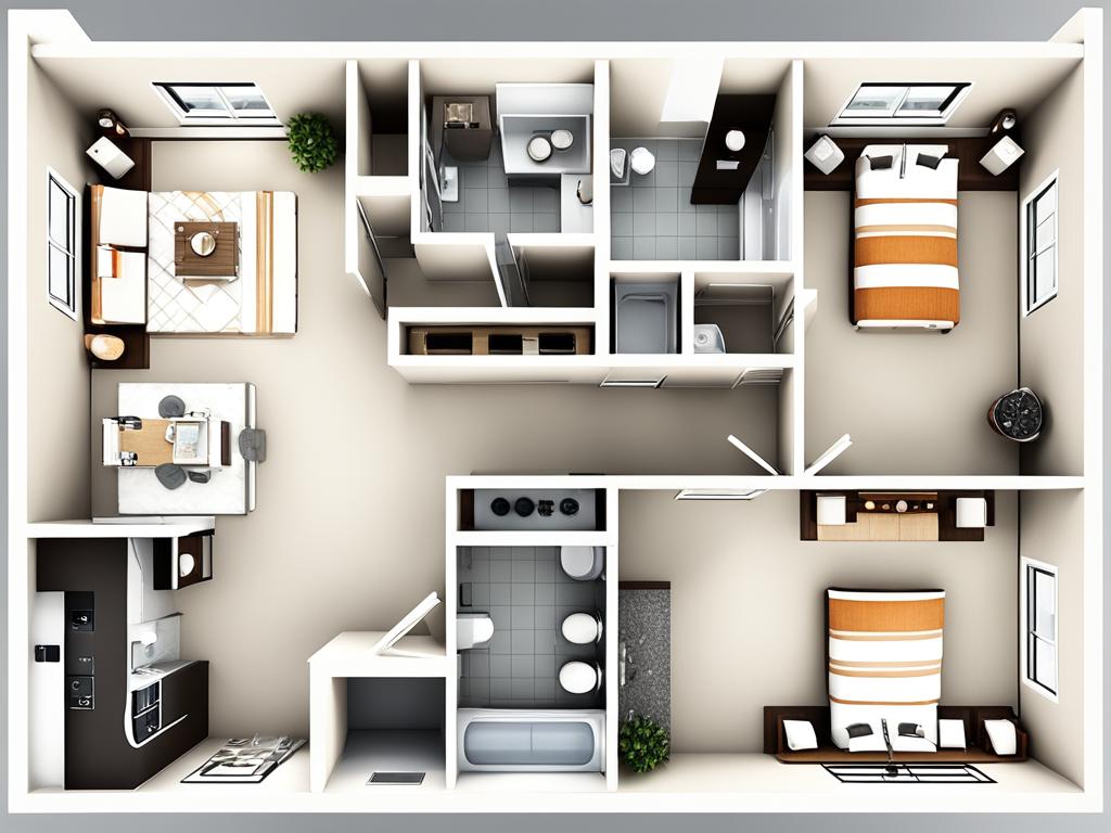 custom apartment floor plan