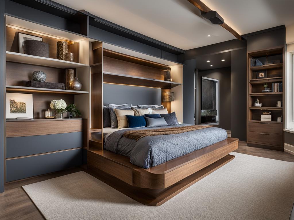 custom bedroom built ins