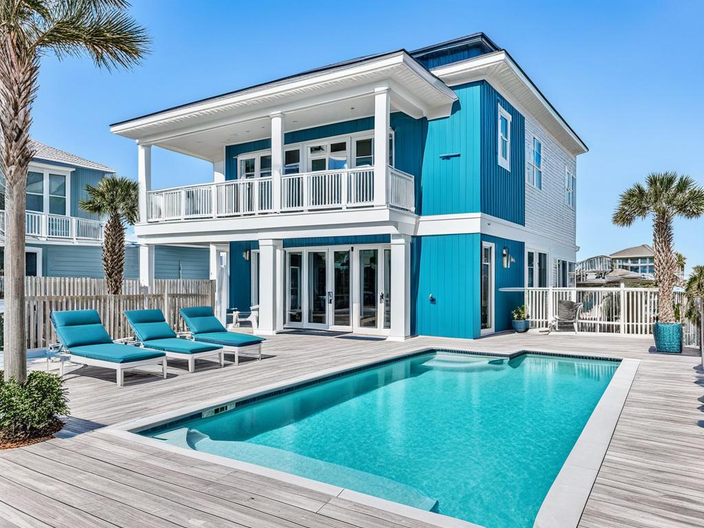 destin beach house rentals with private pool