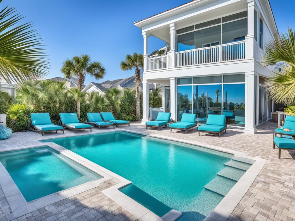 destin vacation rentals with pool