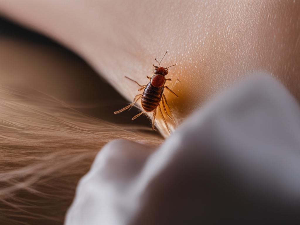fleas living on humans