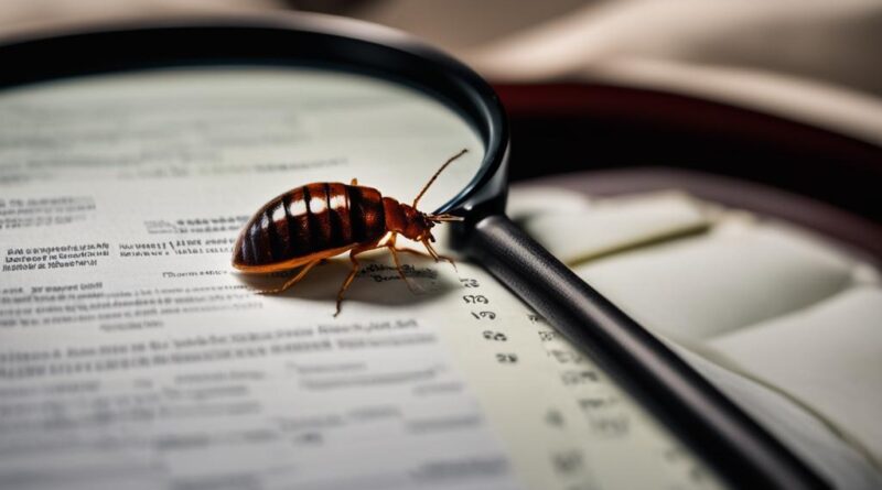 how can a landlord prove you brought in bed bugs