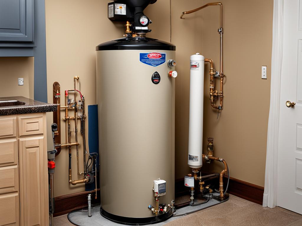 location for water heater expansion tank