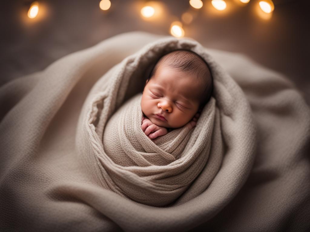 relaxed newborn photography session