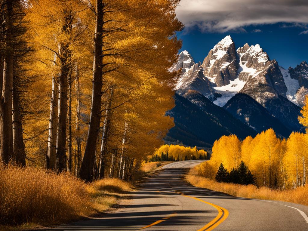 scenic drive in Jackson Hole
