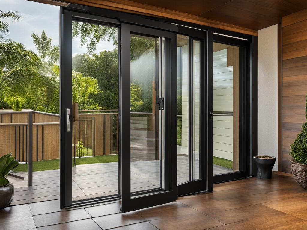 sliding door security