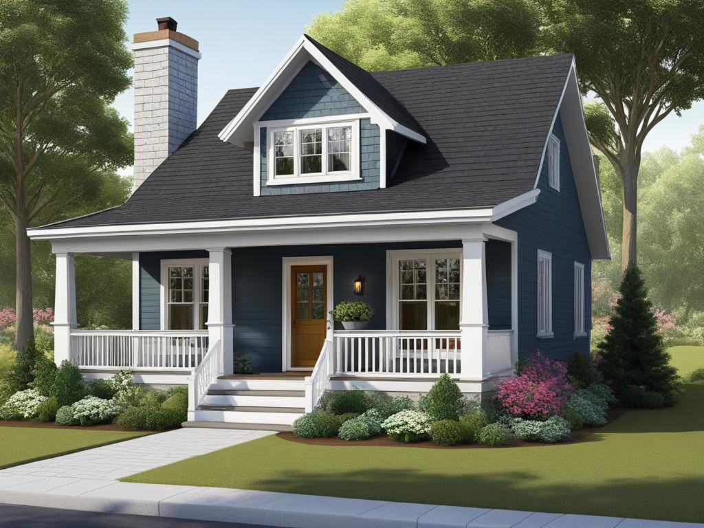 small traditional home plan