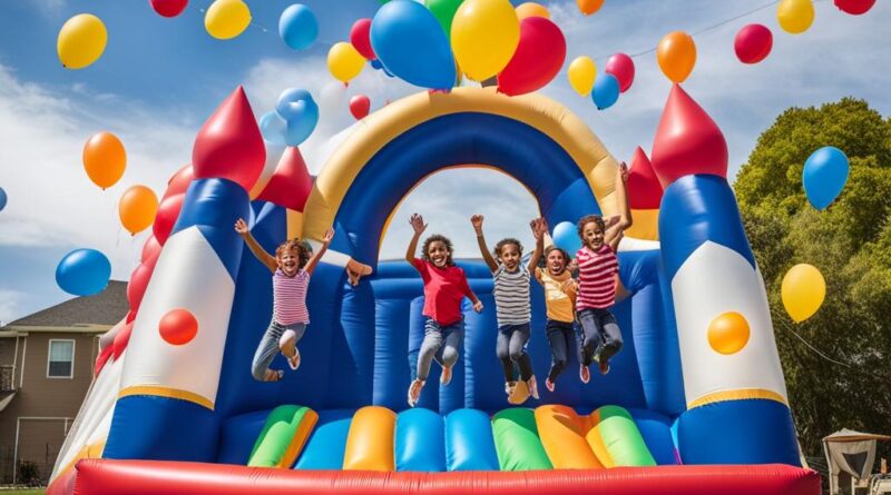 titanic bounce house