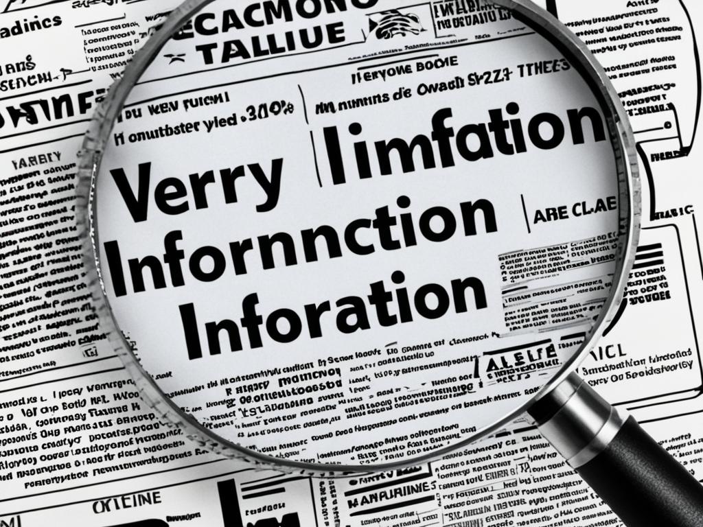 verify information