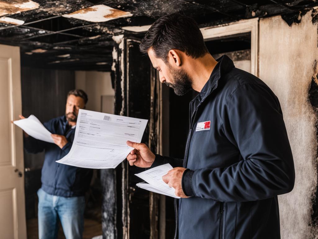 Documenting Fire Damage in Rental Property