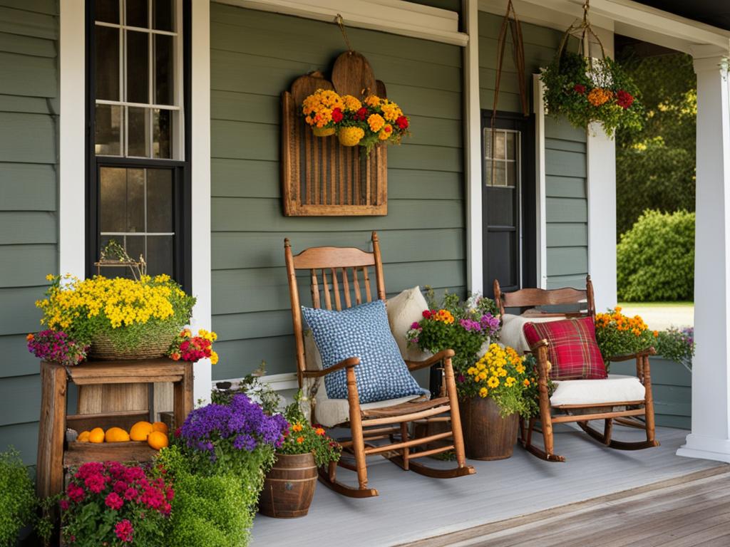 country-style porch