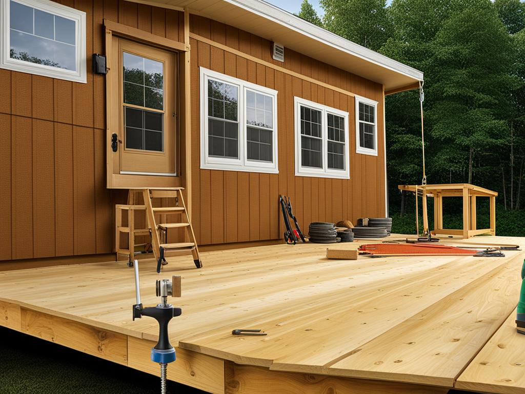 mobile home deck construction