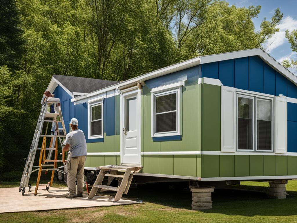 professional mobile home painting tips